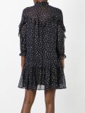 gold-tone polka dots dress