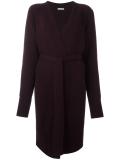 'M' belted cardi-coat