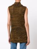 turtleneck sleeveless blouse