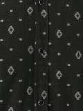 geometric print shirt