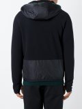 hooded buttoned jacket