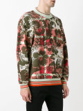 floral print sweatshirt