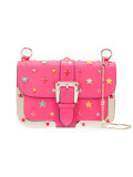 stars studded shoulder bag