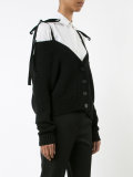 shoulder-tie cardigan