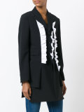 ruffled blazer