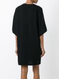 embroidered palm tree dress