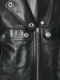cropped biker jacket