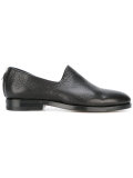 zip-back loafers