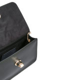 turnlock chain crossbody bag