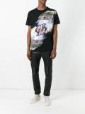 wolf print T-shirt