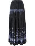 Tribal Lace printed maxi skirt