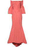 faille evening gown 