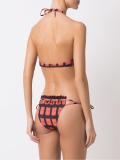 printed triangle bikini set
