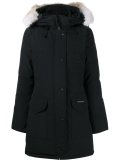 zipped hooded jacket
