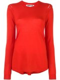 open knit detail jumper