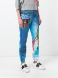 printed jeans 