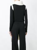 longline knitted vest