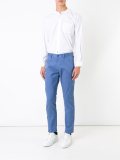 collarless button down shirt