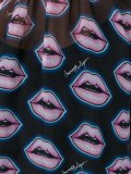 'lips'印花罩衫