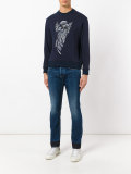 regular-fit block hem jeans