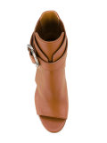 open toe shoe boots