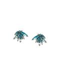 sharp stone earrings