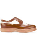 two-tone brogue oxfords 
