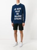'je suis' print sweatshirt