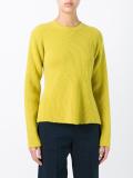 ribbed crew neck jumper