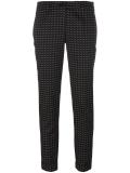 jacquard cropped trousers