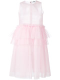 peplum layered dress