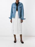 knitted midi skirt