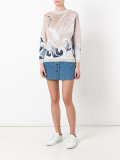 swan intarsia jumper