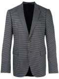micro print blazer