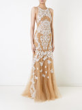 backless beaded gown