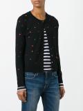 dotted pattern cardigan