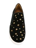 embellished slip-on sneakers