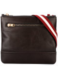 striped strap messenger bag 