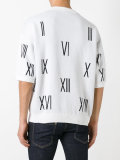 'Numbers' knitted top