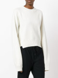 elongated sleeves jumper