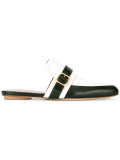 buckled mules