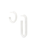 Deconstructed hoop earrings