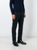 tailored straight leg trousers