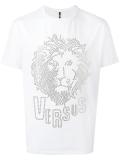 studded lion head T-shirt
