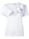 ruffle-detailed T-shirt