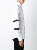 striped sleeve shirt