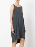 curved hem dress
