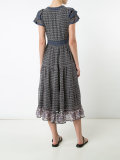 button-front midi dress
