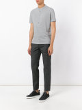 button-detailed jersey top