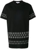 printed hem T-shirt 